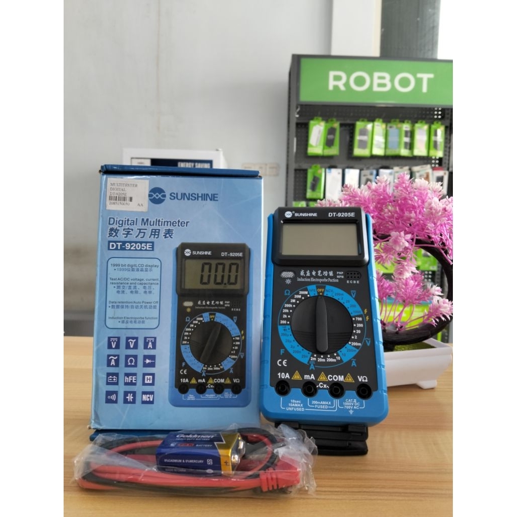 MULTITESTER DIGITAL DT-9205E