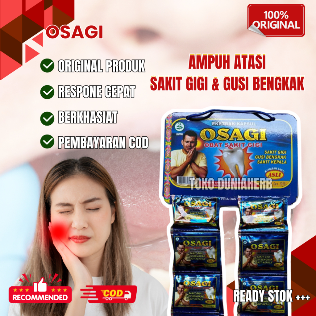 Osagi Original 100% Obat Sakit Gigi dan Gusi Bengkak