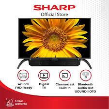 Led 42inch DIGITAL TV SHARP 2T-C42DD1i-SB (Unit Eksdisplay)