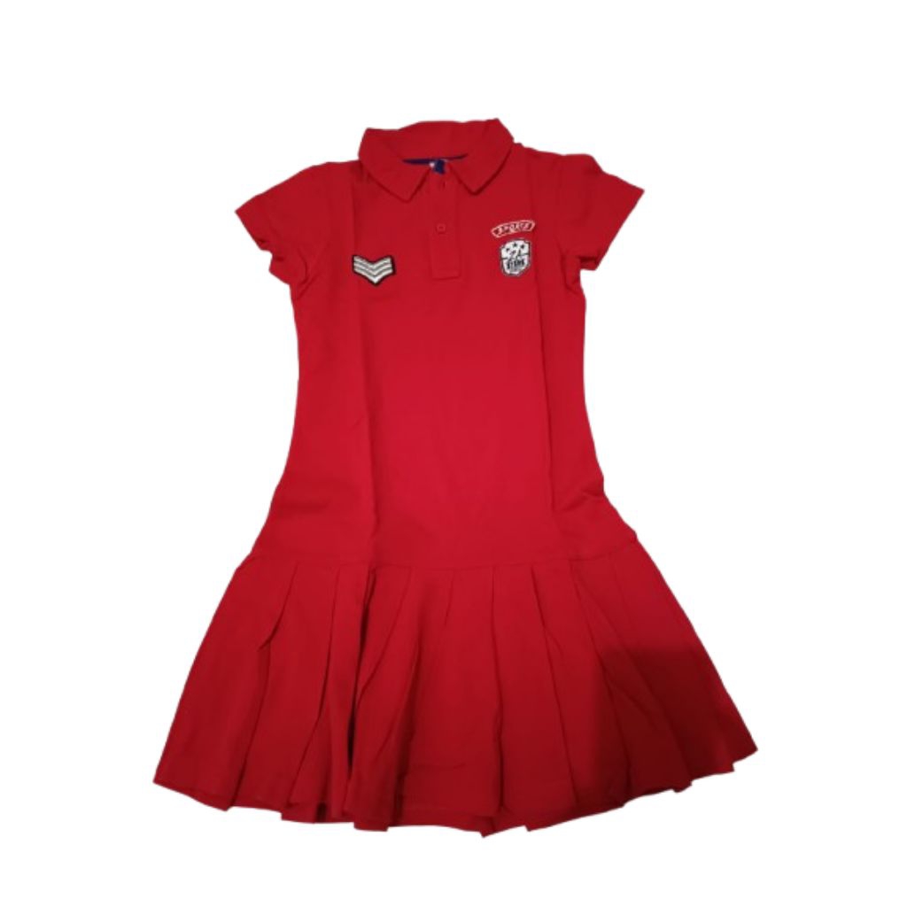 Dress Polo Anak Merah [PRELOVED]