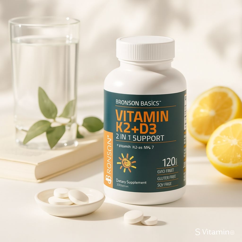 Bronson Vitamin K2 D3 5000iu 120 tablets