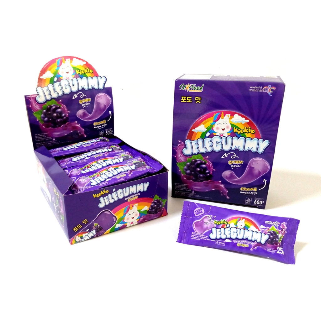 

Jelly Kiokio Jelegummy HALAL ISI 6 BOX ( KARTONAN )
