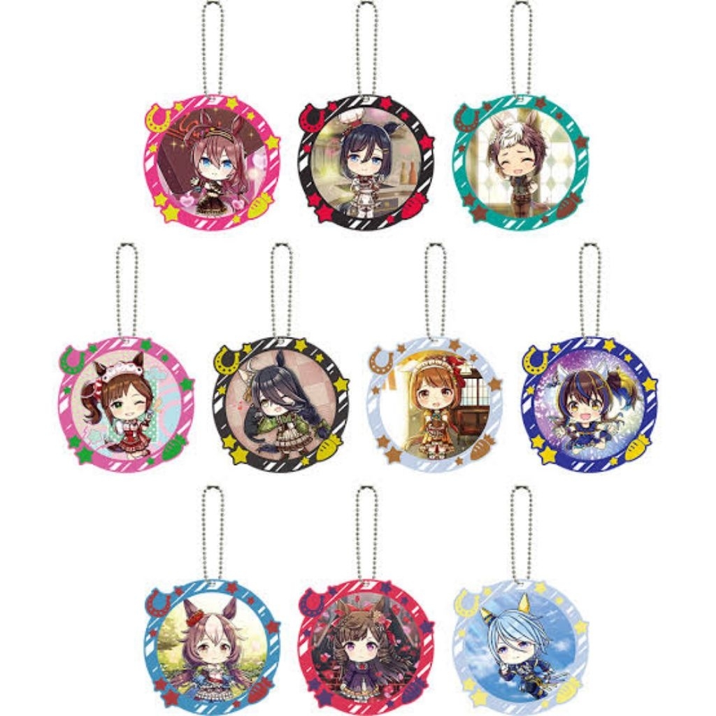 Ichiban Kuji Strap Color Uma Musume Pretty Derby Yamanin Zephyr Yukino Bijin Mihono Bourbon Agnes Fu