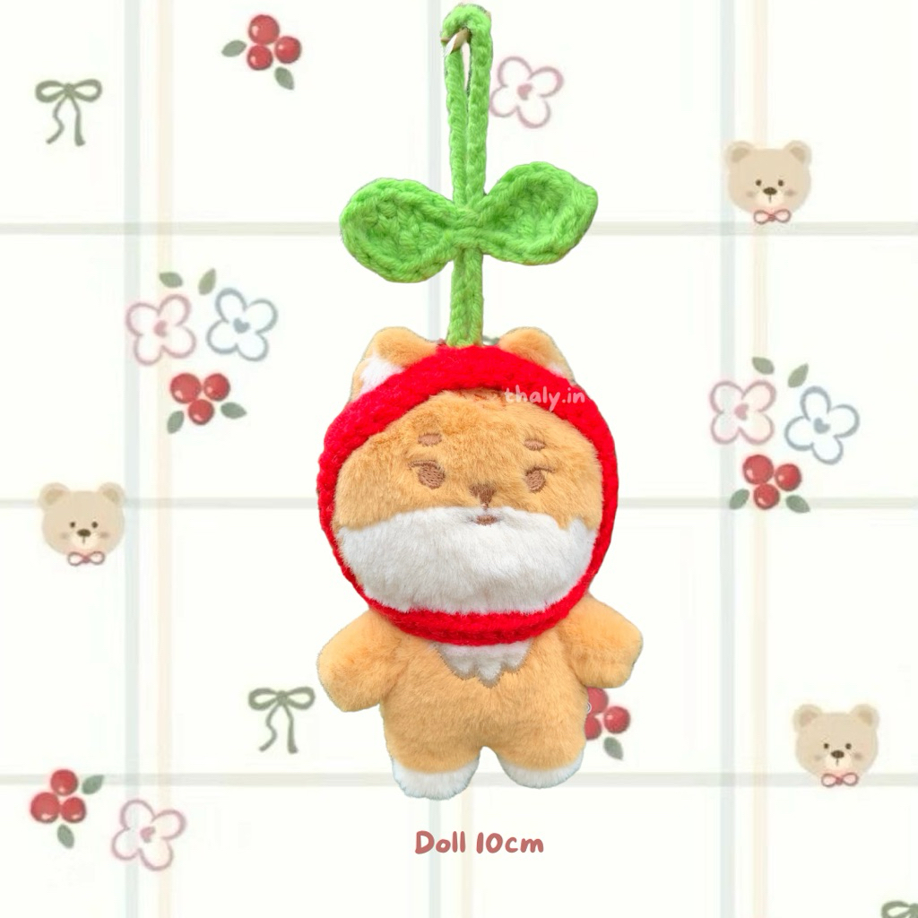 Baju Rajut Boneka Cherry Style | Baju Denimalz