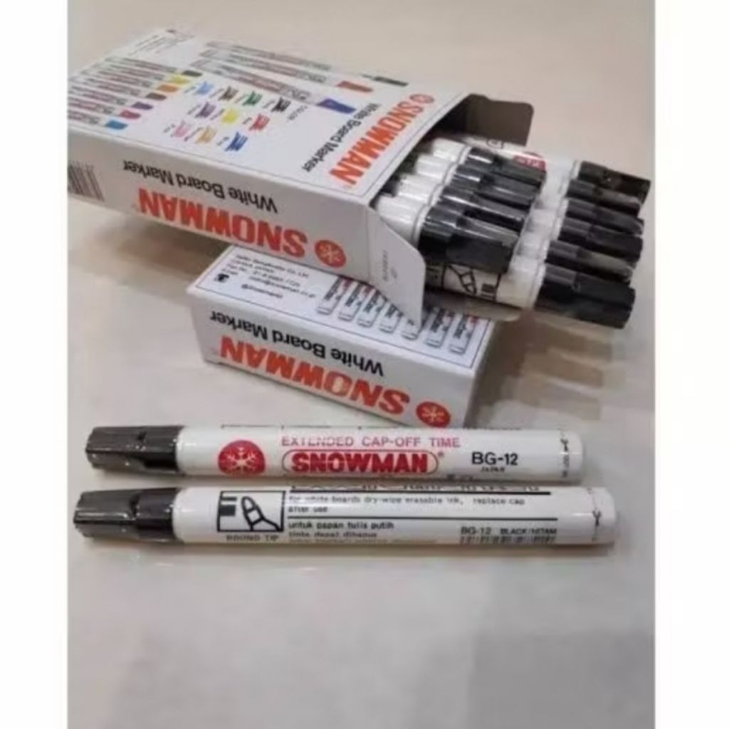 

[ 1 PCS ] SPIDOL WHITEBOARD SNOWMAN ( SPIDOL BISA DI HAPUS ) BG-12