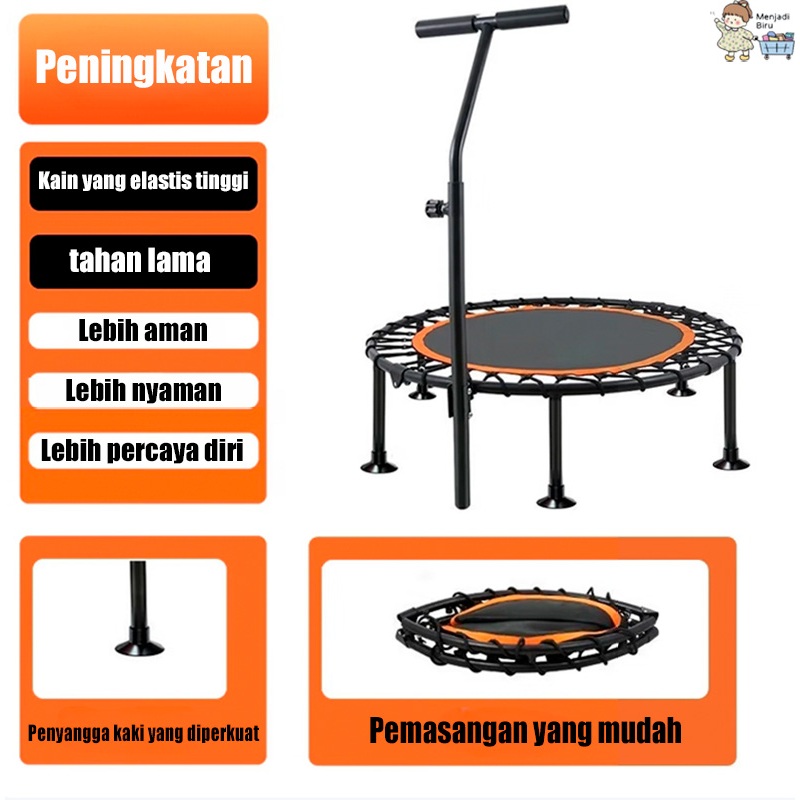 Trampolin Anak untuk Sensory Play - Alat Pendidikan Usia Dini, Cocok untuk Indoor & Outdoor TK