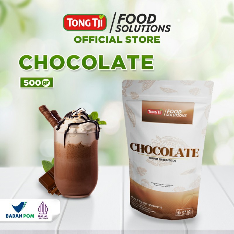 

Tong Tji Food Solutions Chocolate 500g - Powder Drink (Minuman Serbuk Instan Untuk Kebutuhan Usaha Minuman)