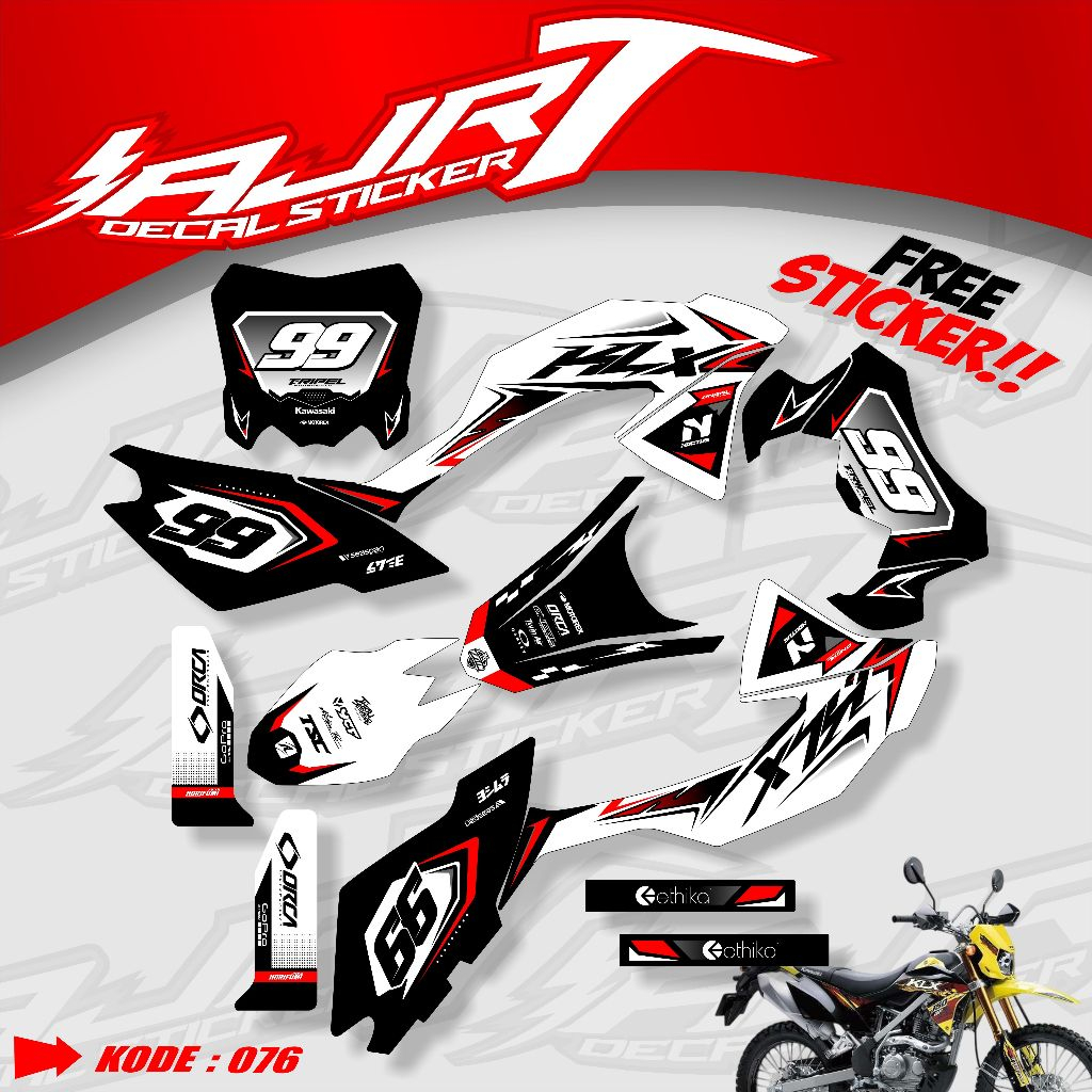 Decal Klx Bf full body - Decal klx 150,Decal klx 150 bf,Dekal klx