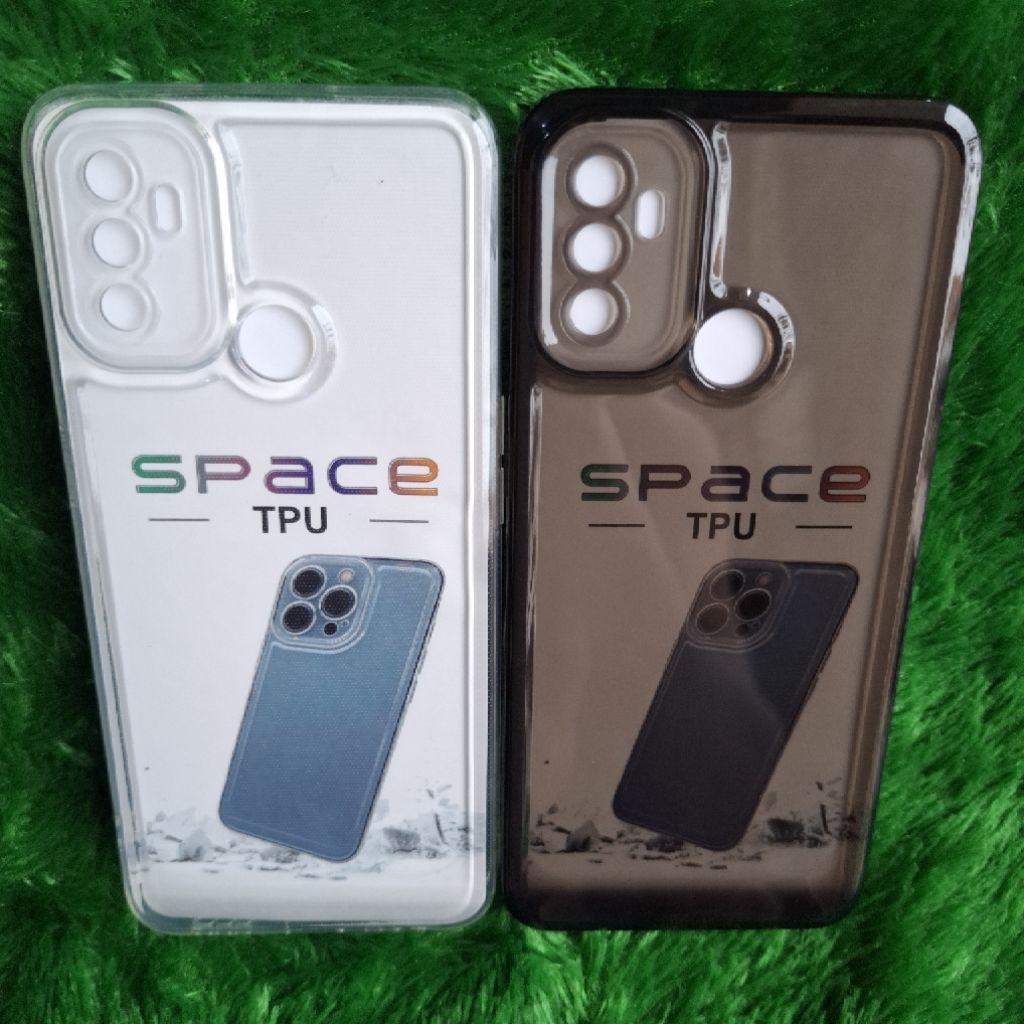 Softcase Casing OPPO A53 Selikon Bening Trasparan Pelindung belakang HP+Camera