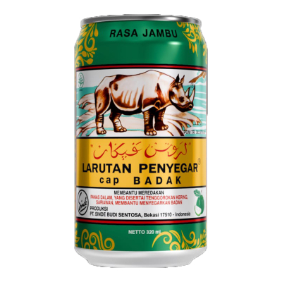 

Sinde Larutan Penyegar Cap Badak Jambu 320 ml
