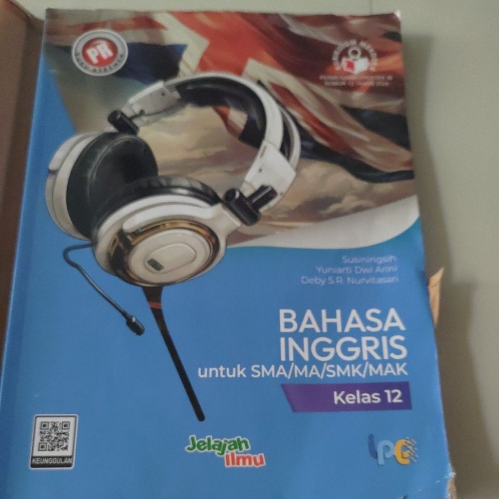 buku bahasa Inggris SMA kelas 12 SMA kelas 3 kurikulum merdeka penerbit intan pariwara edukasi