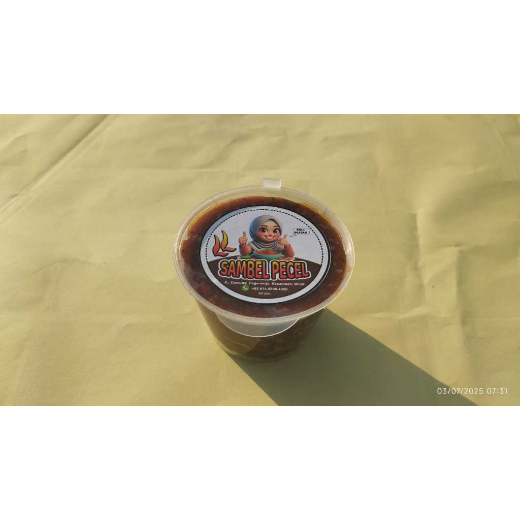 

Sambal Pecel Blitar Kacang Pedas Gurih – 100g 200g 500g Bumbu Asli Jawa