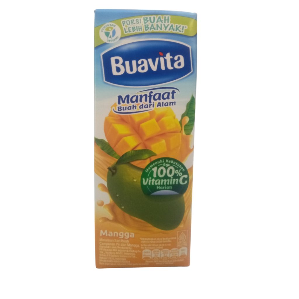

Buavita Manfaat Buah Dari Alam Mangga 245 Ml