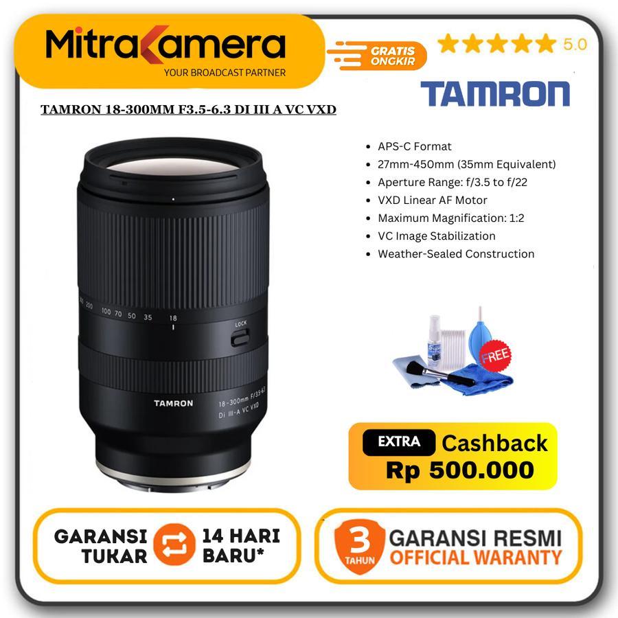 Tamron 18-300mm F3.5-6.3 Di III-A VC VXD Lens
