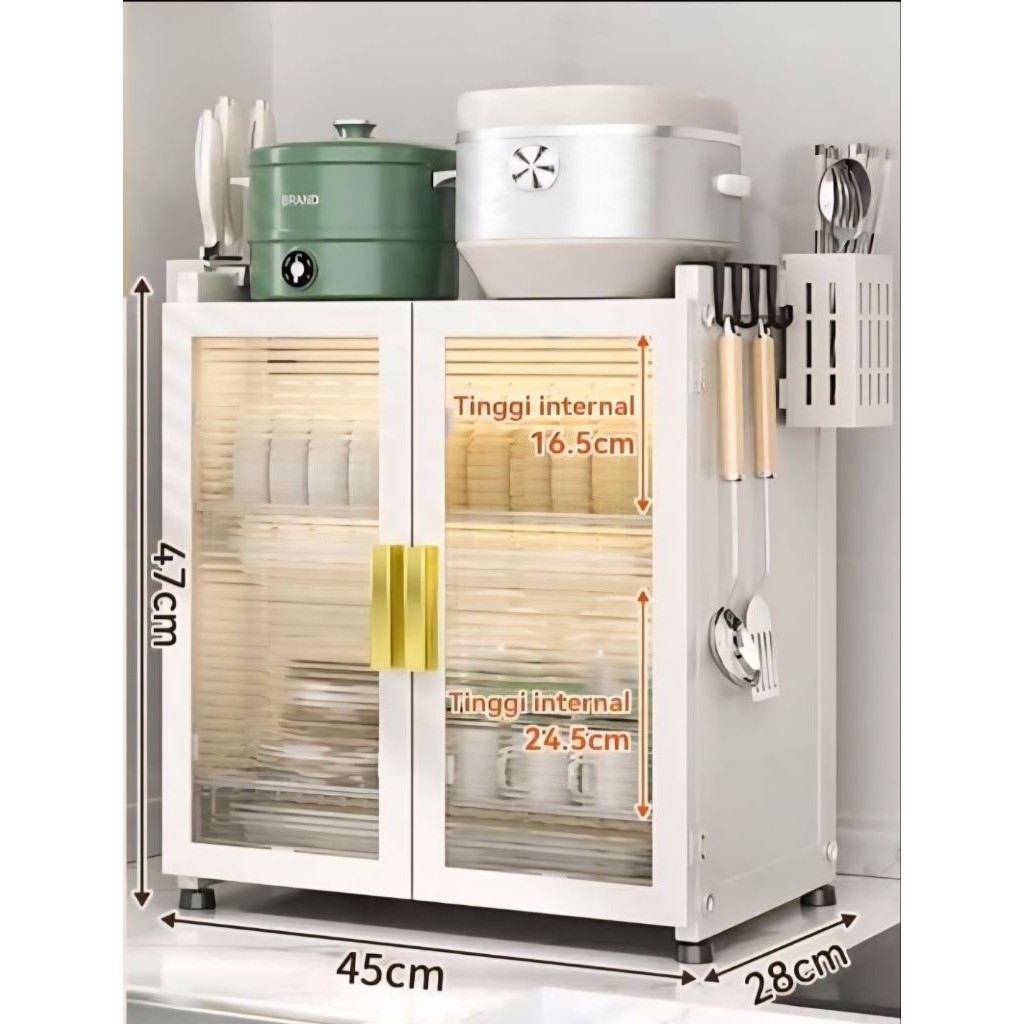 Rak Piring Pintu Kabinet Dapur