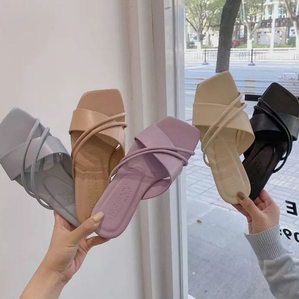 Sandal Wanita Teplek Tali Silang