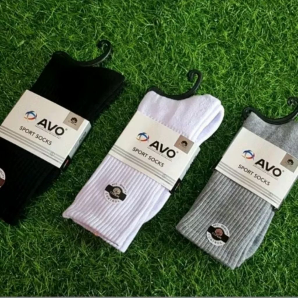 Kaos Kaki Pria/Wanita Motif AVO Sport and Daily Socks (S-VO 03)