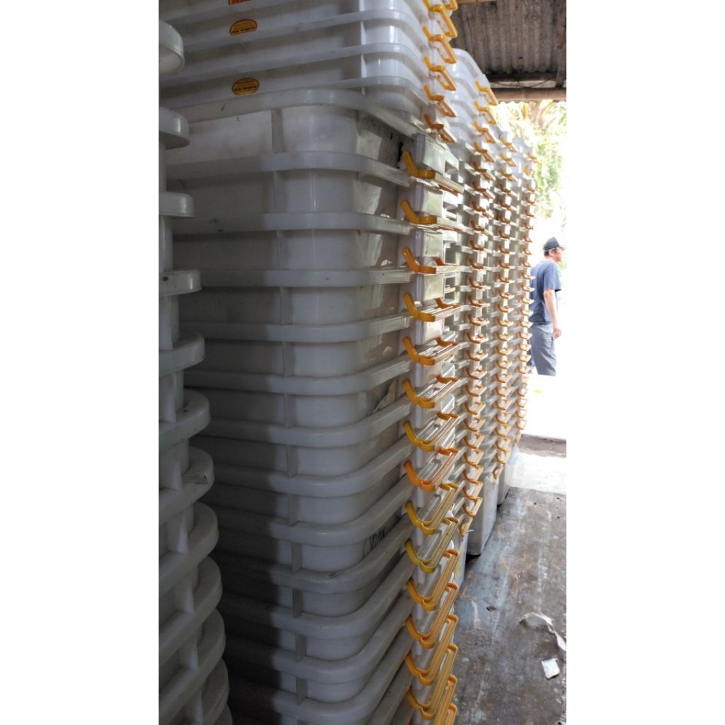 Shinpo Container hercules box Plastik CB 150 Liter ( Bekas )