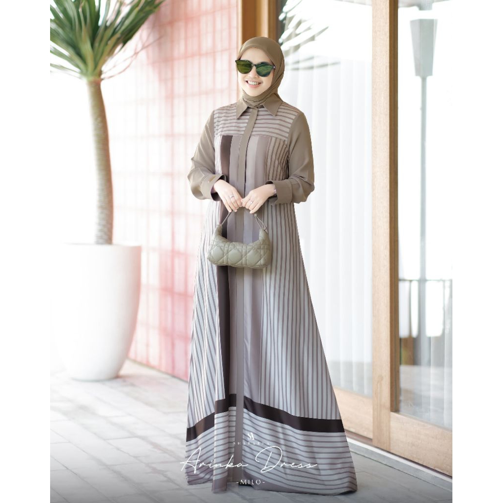 GAMIS ARINKA LONG DRES ORIGINAL BY SHARAREA