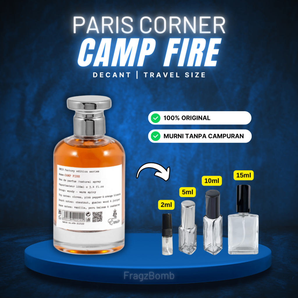 [DECANT] Camp Fire Emir Factory Edition - Parfum Pria