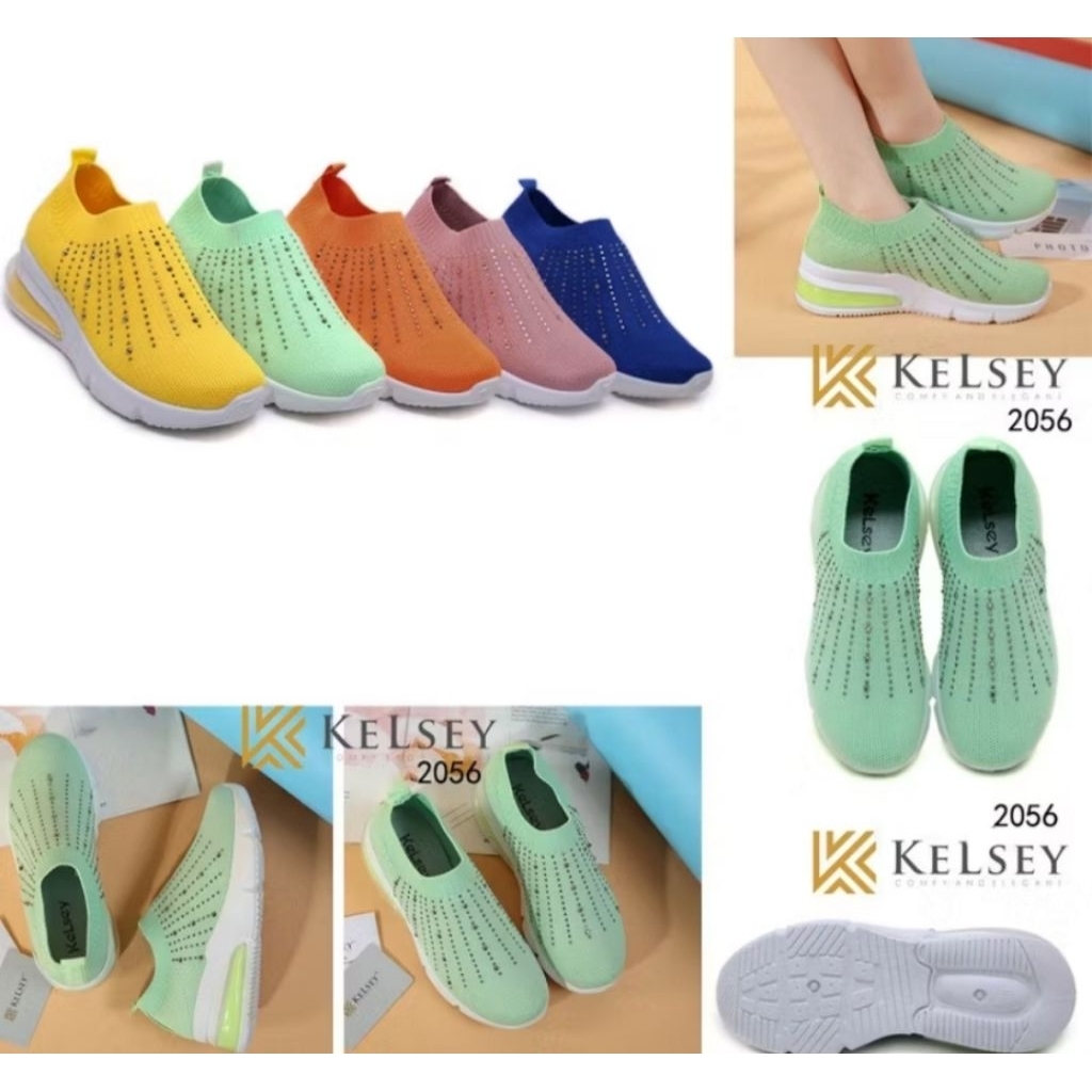 sepatu rajut kelsey HIJAU (khusus Batam)