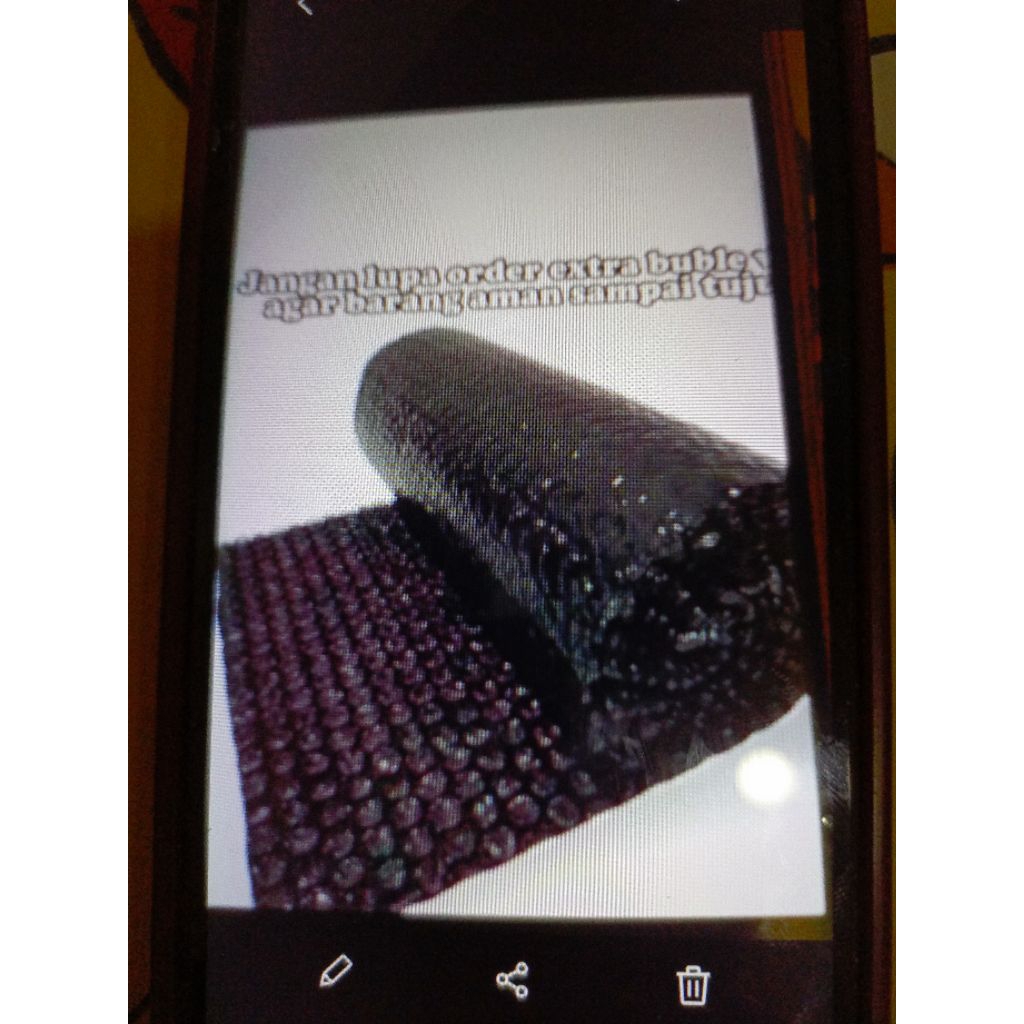 

Buble wrap packing tambahan untuk manekin