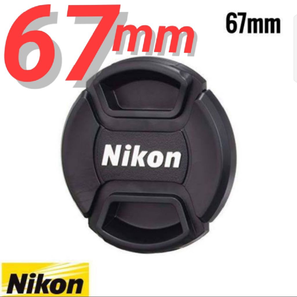 Lenscap Nikon 18-70mm 67mm tutup lensa nikon 18-105mm 67 mm lens cap 18-135mm cap lensa nikon 18-140