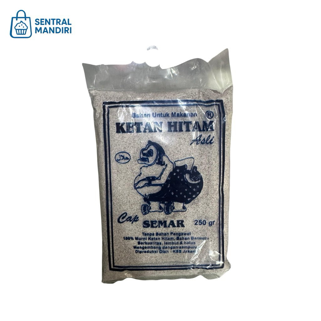 

Tepung Ketan Hitam Cap Semar 250gr, New Original