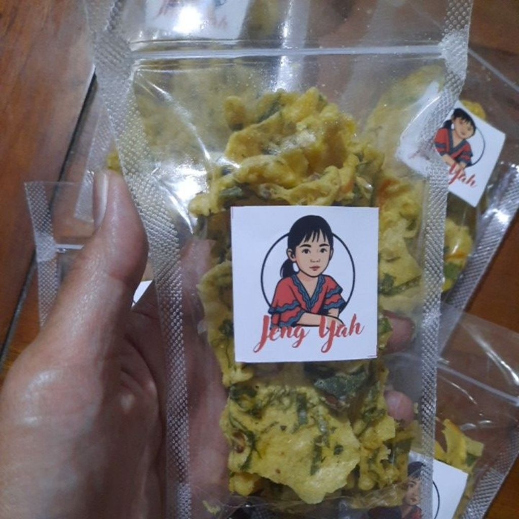

Peyek Kacang Sayur Jeng Yah