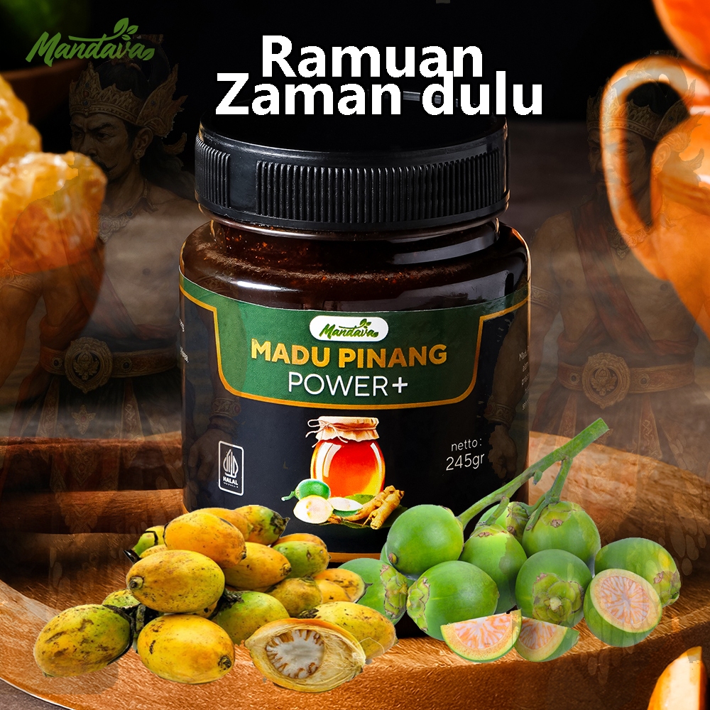 

Mandava - Madu Pinang Power 245g Ramuan Tahan Lama Herbal Stamina Pria