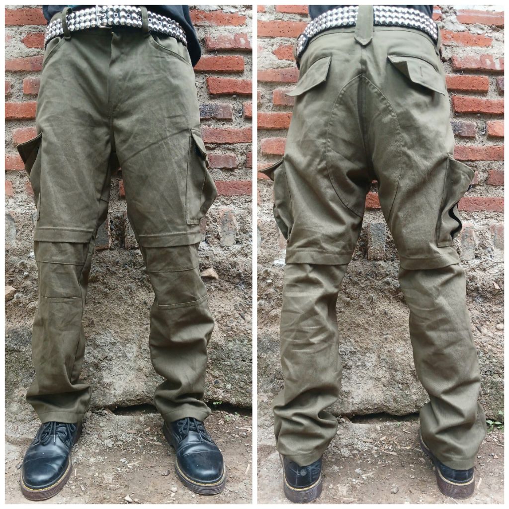 CELANA ALPIN IJO ARMY / HIJAU ARMY PANJANG / CELANA CARGO