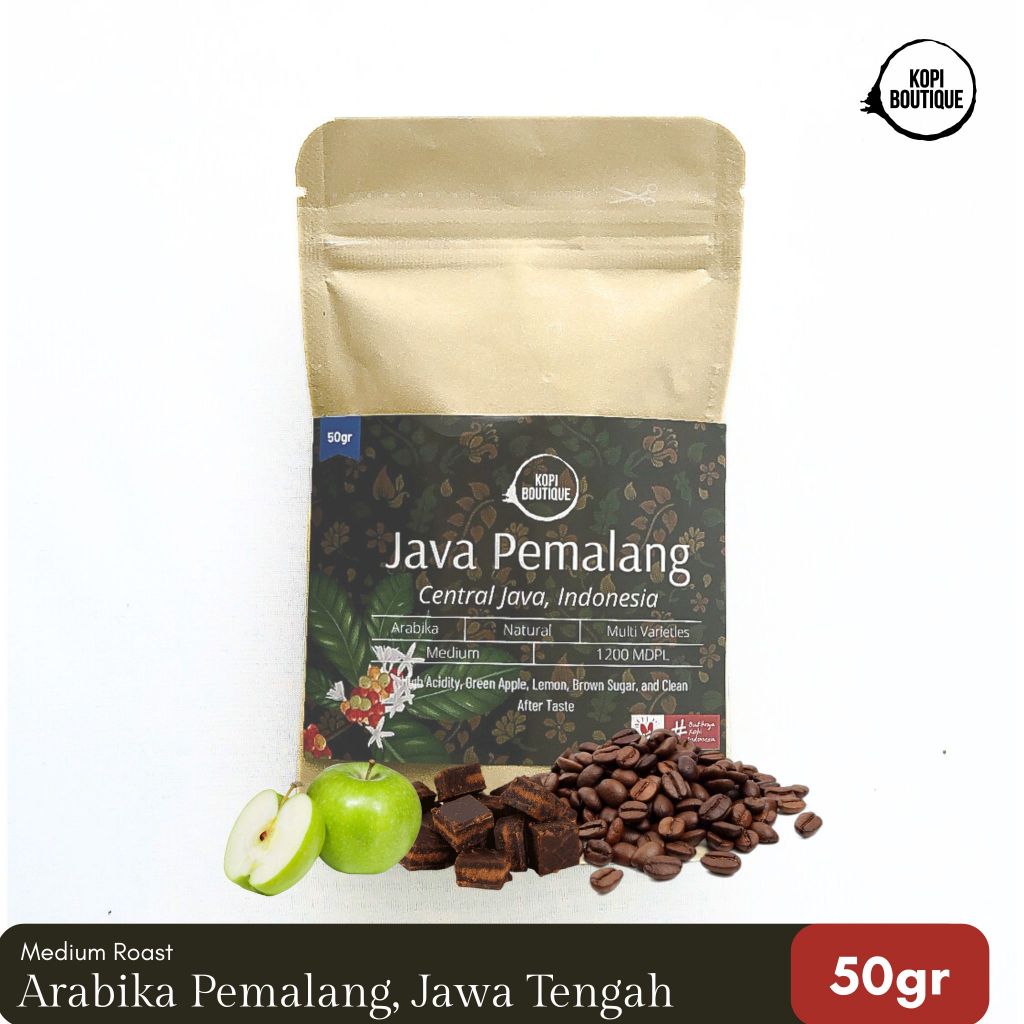 

Kopi Arabika Java Pemalang 50gr - Kopi Jawa Barat