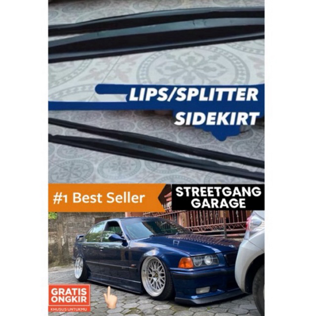 lips sidekirt/ splitter sidekirt bmw e36