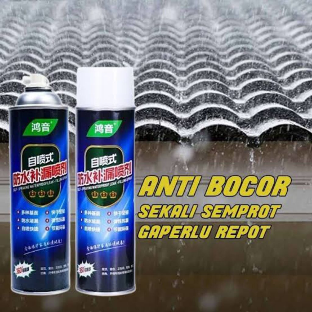 Cat Semprot Anti Bocor Waterproof Leak/Spray Pelapis Dinding Cepat Kering Ori/Spray Anti Bocor 700ML