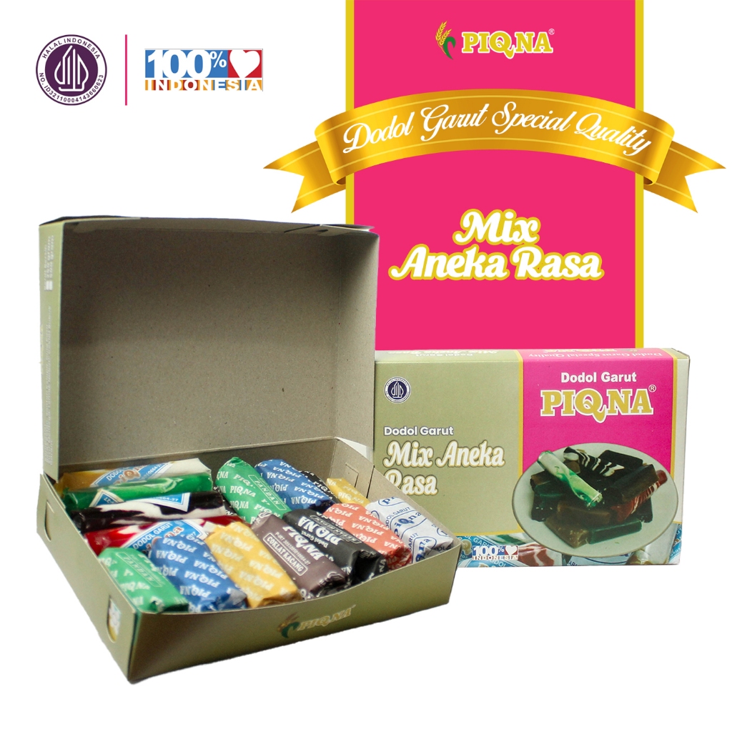 

PIQNA Dodol Garut Mix Varian Rasa / Dodol Asli Khas GARUT 500g