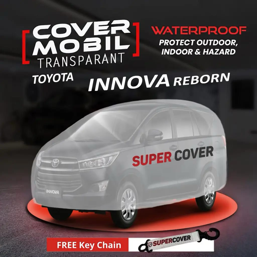 sarung cover mobil transparan Innova reborn
