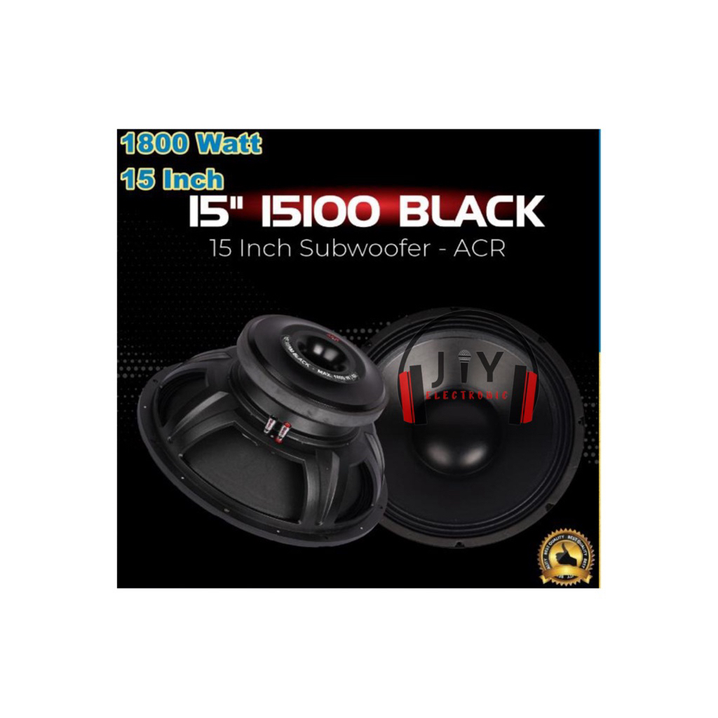 Speaker 15 Inch ACR 15 Inch ACR-15100 Black ACR 15100 Black ACR15100 Black SubWoofer