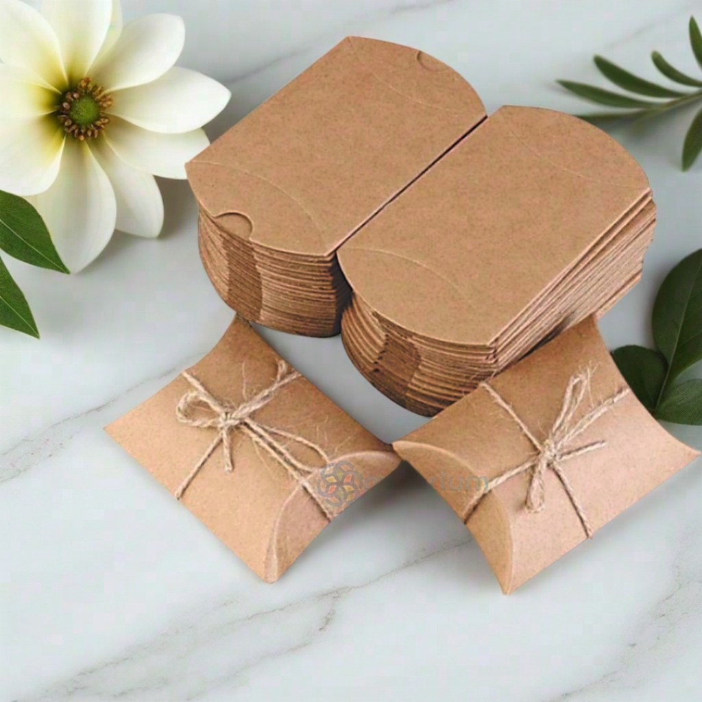 

Craft Pillow Box Medium Size / Paper Kemasan Kotak Kado