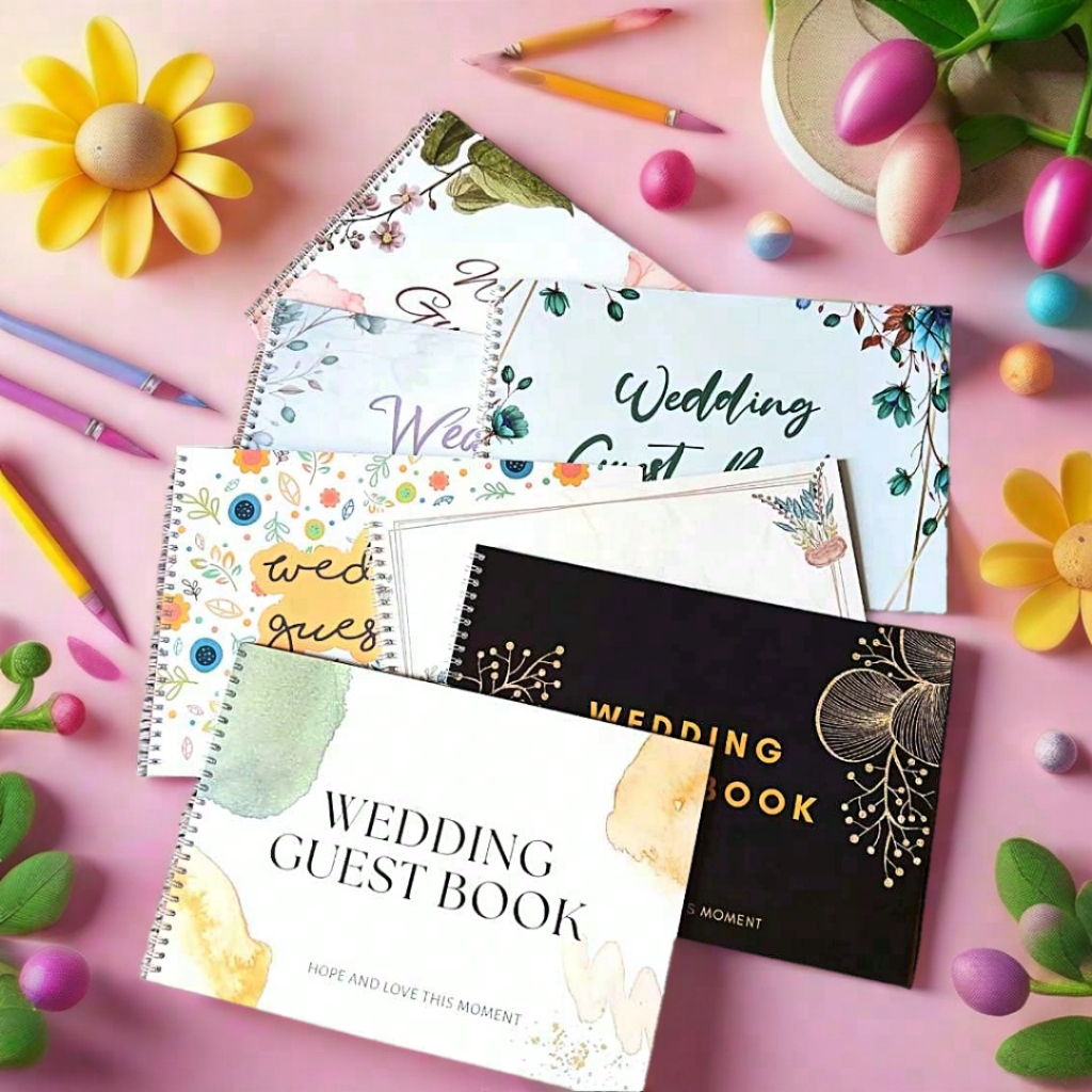 

BUKU TAMU PERNIKAHAN / BUKU TULIS TAMU PESTA PERNIKAHAN 40 Halaman / 20 Lembar Kertas