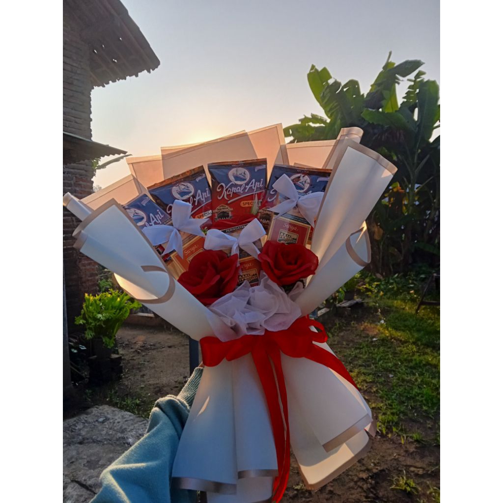 Buket Rokok kopi untuk cowo buket cowo