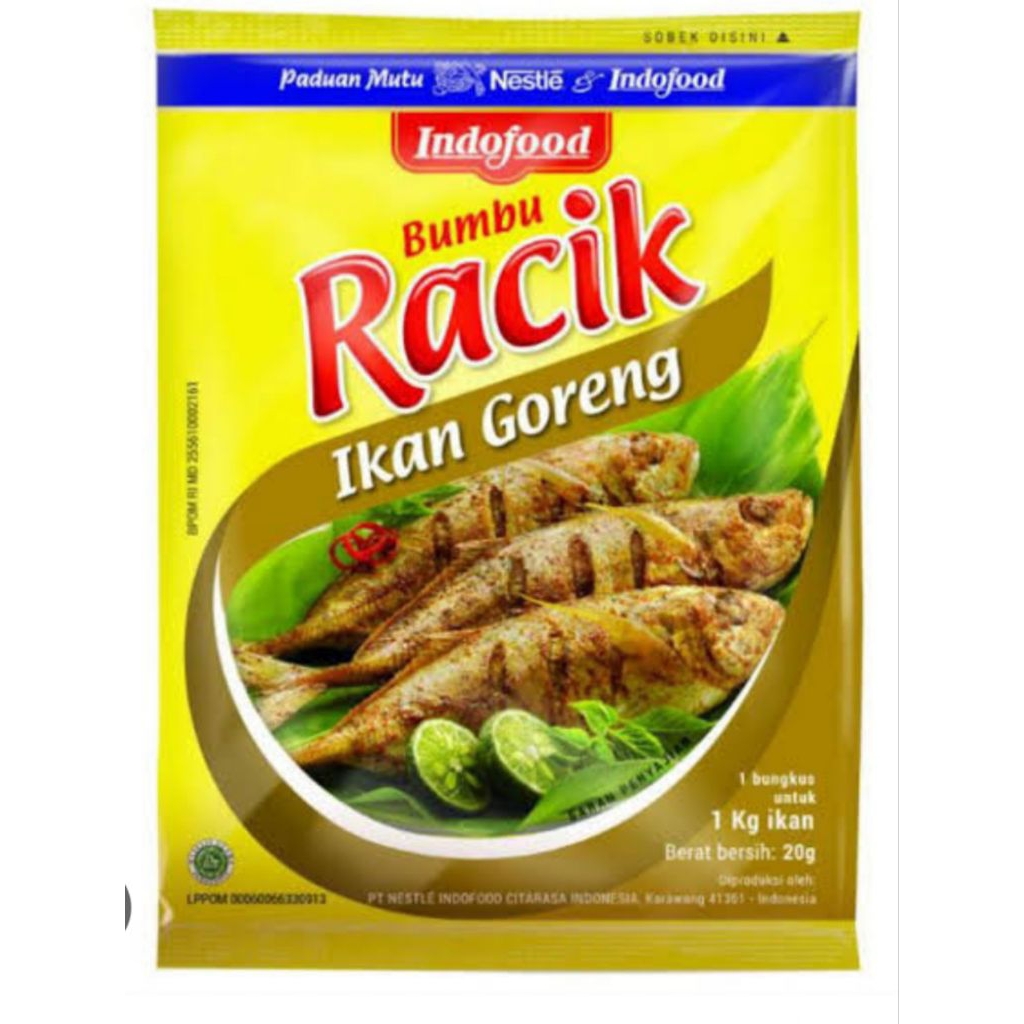 

bumbu racik ikan goreng 1 sachet bppn