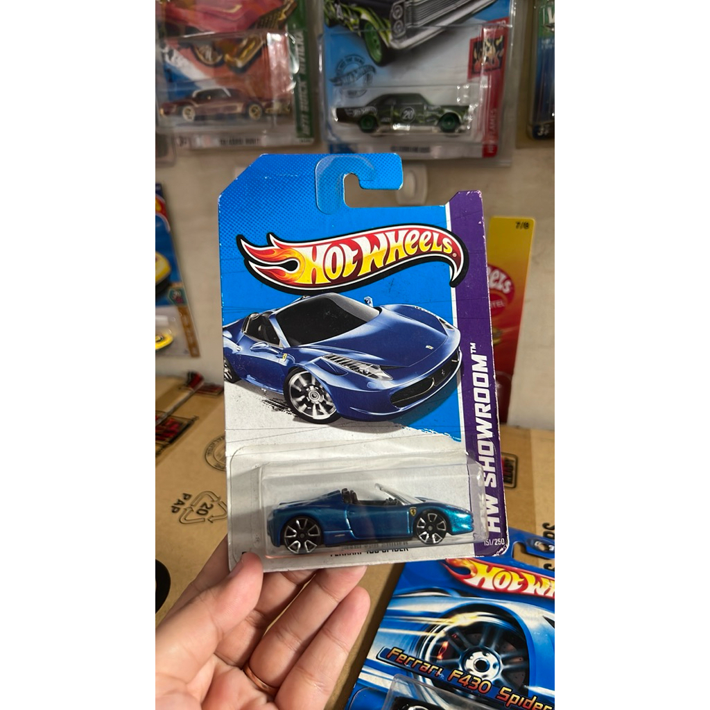 hot wheels ferrari 458 spider