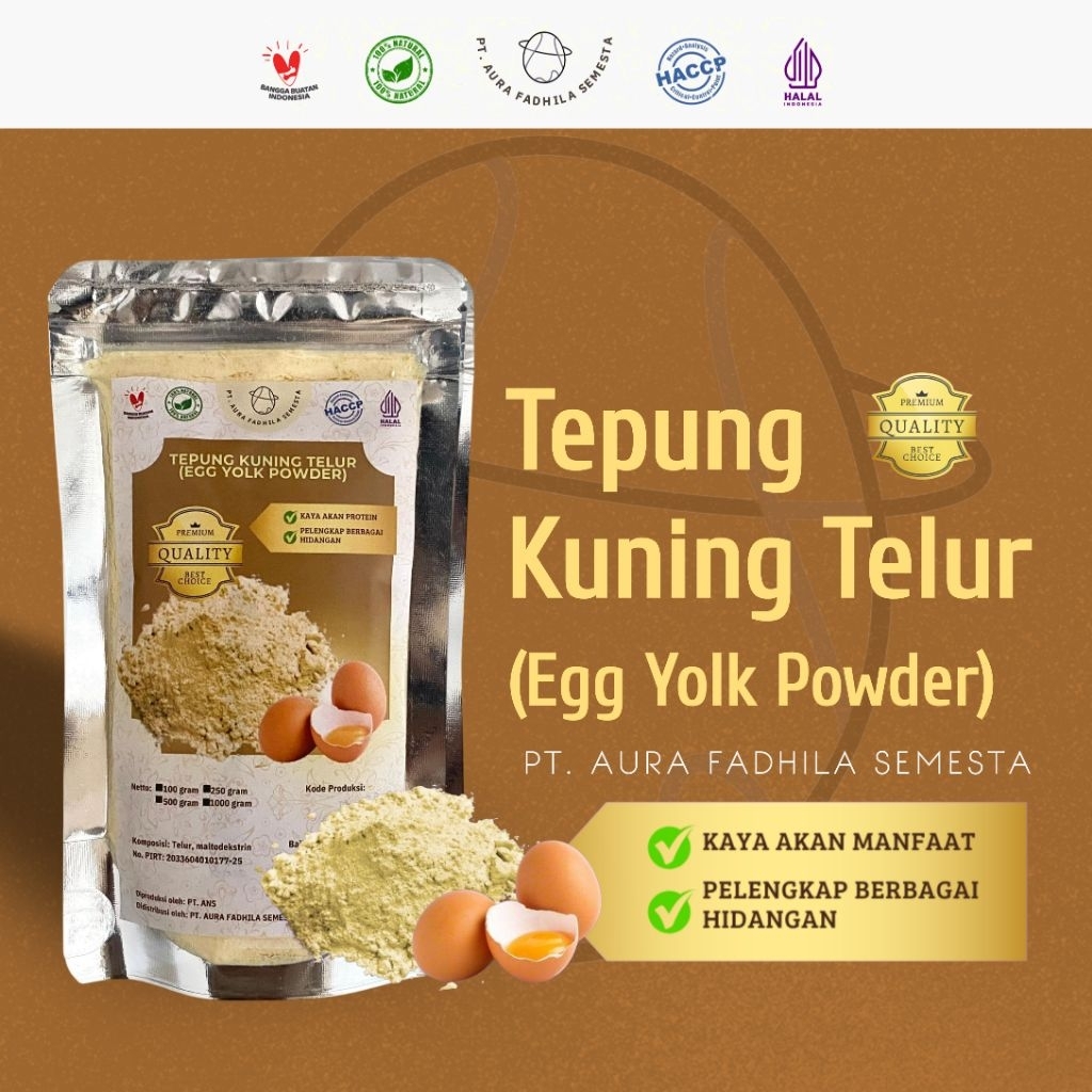 

Tepung Kuning Telur 100 Gram