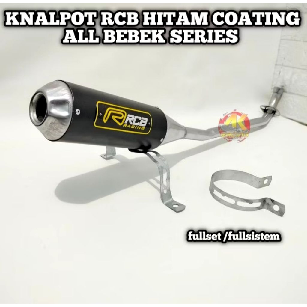 Knalpot Racing RCB Supra Jupiter Kharisma Revo Vega Blade Smash Crypton Astrea grand