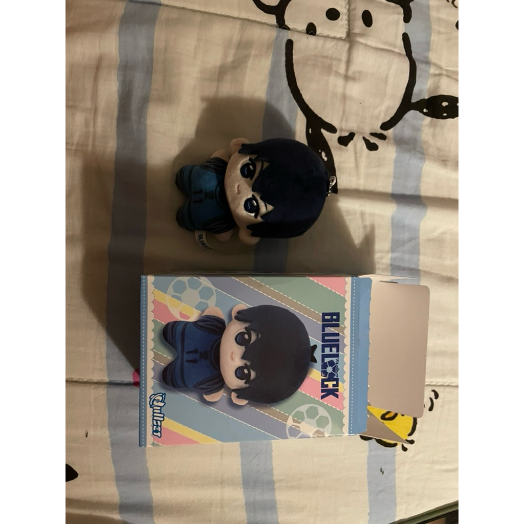 Blue Lock Isagi Plush Keychain (Starfish shaped doll keychain)