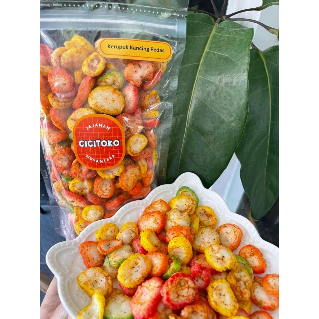 

CICITOKO Jajanan Nusantara - Kerupuk Kancing Pedas - Size kecil dan besar