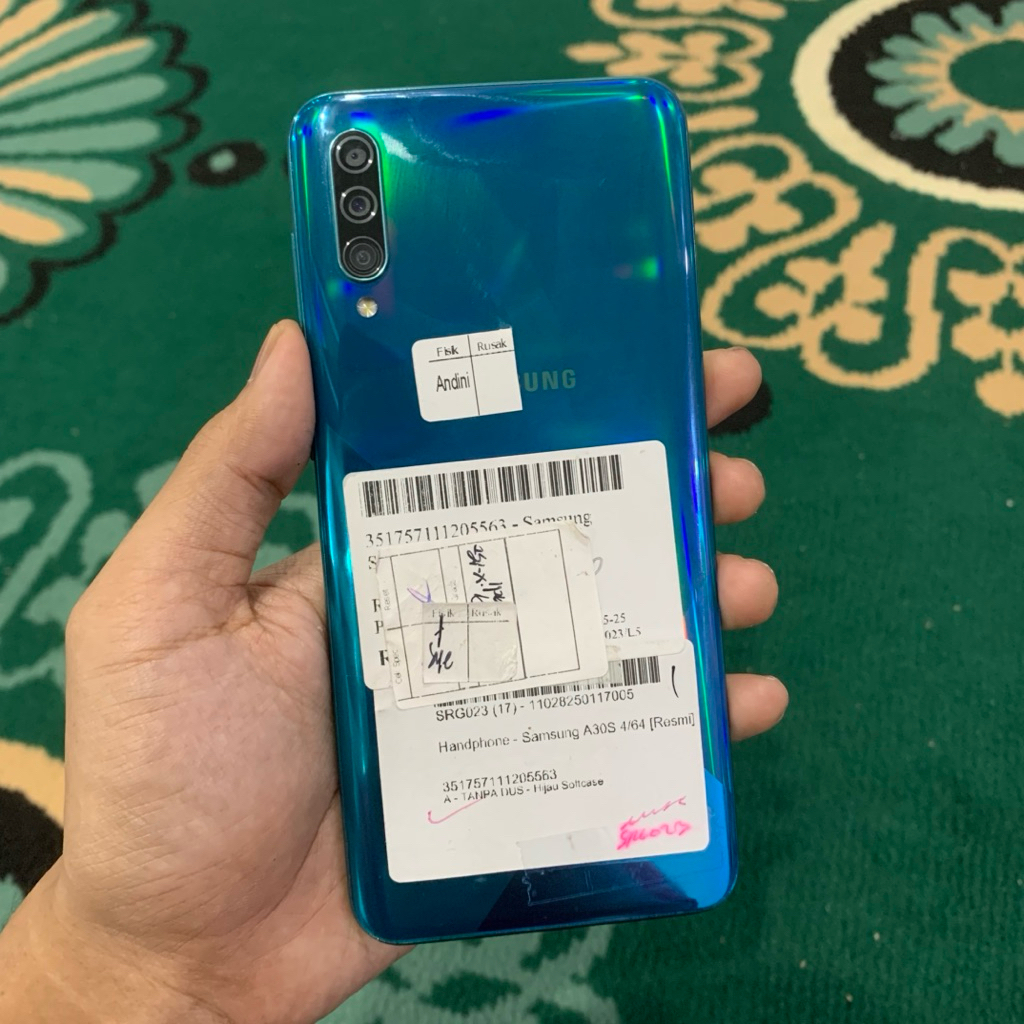 SAMSUNG A30S 4/64 NORMAL ORIGINAL | HP SECOND MURAH BERGARANSI