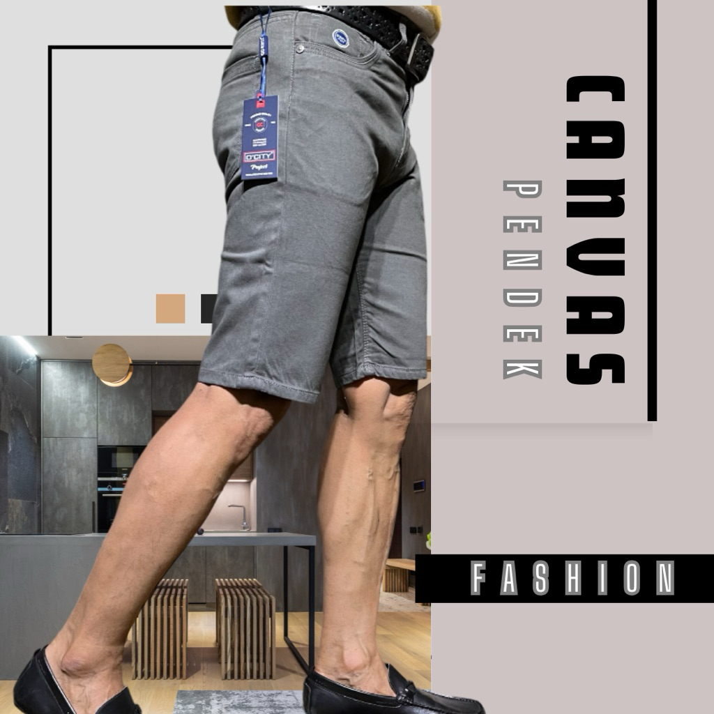 PO70 - Celana Pendek Fashion bahan Canvas Size 28-34 O'City Project