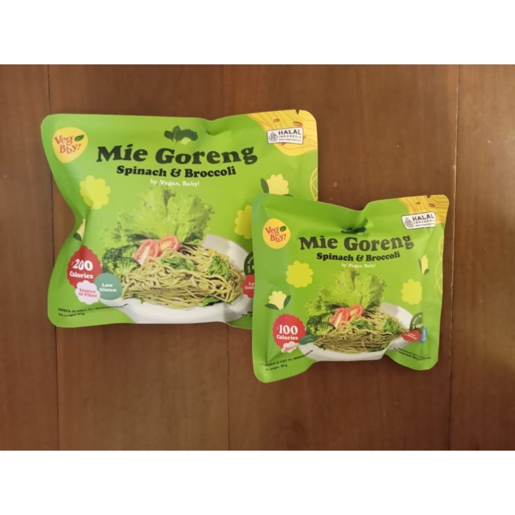 

Vegan Baby - Mie Goreng Sehat ( BAYAM & BROKOLI ) - ALLIUM FREE, High Fiber, NO MSG, Kids & Pregnancy Friendly Noodles Food