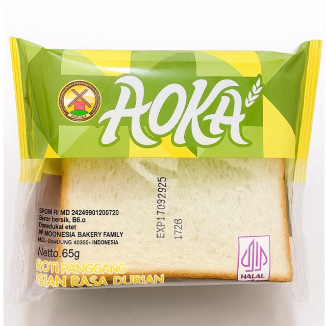 

Roti Aoka Lembut Rasa Durian – Roti Isi Krim Durian